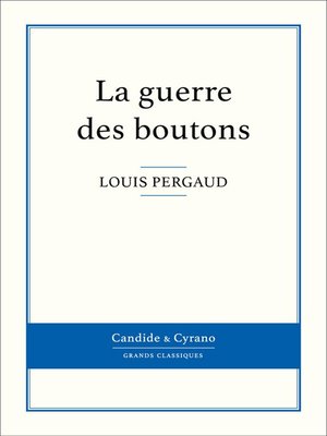 cover image of La guerre des boutons